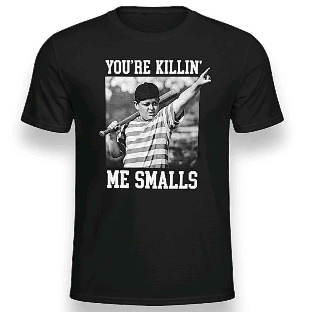 The Sandlot You're Killin' Me Smalls Black Graphic T-Shirt Mens Small‎ S New